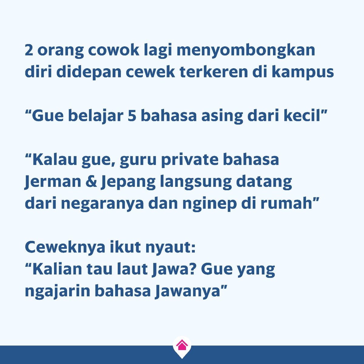 infokost's tweet photo. Sombonglah pada tempatnya…seperti di IG, FB & Twitter
#sombong #nyinyir #julid #sarkastic #socialmedia #mediasosial #luguengekos #anakkost https://t.co/maQxMyuOy2