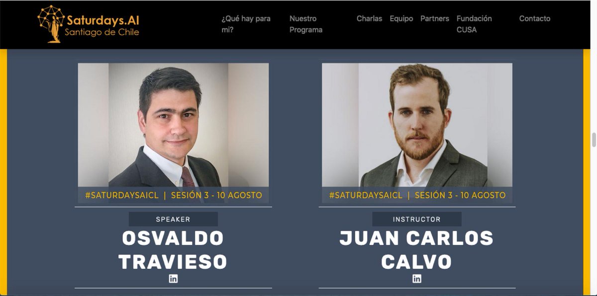 saturdaysAI_cl's tweet photo. Listos para este sábado 10 en #saturdaysaicl #machinelearning #ia @otravies @EYChile #JuanCarlosCalvo https://t.co/ar42JH7J3x