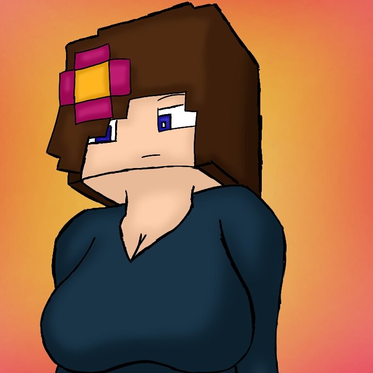 Minecraft girl nackt
