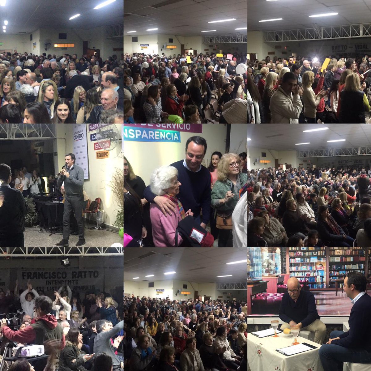 rattofranc's tweet photo. Gracias a todos los que nos acompañaron esta noche. Especialmente a @estebanbullrich @Pablo_Torello @danyatavela77 #EugenioLacanette @mmcondesse @AlexCampbellOK @fedesalvai @mariuvidal @mauriciomacri https://t.co/OSs3HjVtLQ