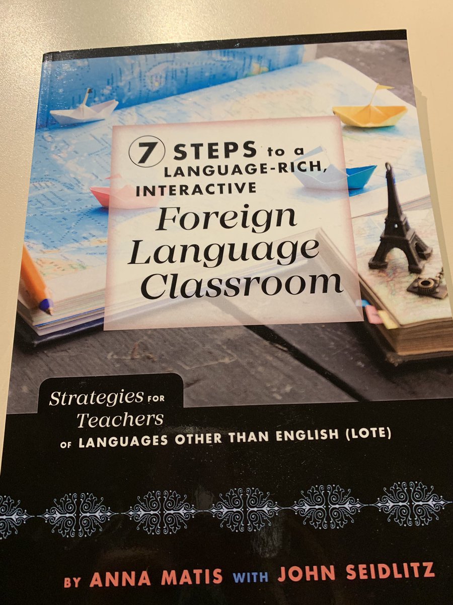 Really excited about our <a href="/KISDWorldLangs/">@KISDWorldLangs</a> training tomorrow with Anna Matis @AnnaTeachesELLs ! I’m bringing my book for her to sign! 😊
