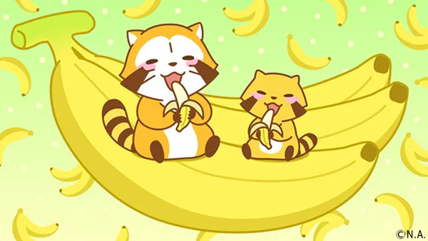 バナナって美味しいよね。
とっても幸せな気持ちになれるミャ～♪ (◆'ڡ'◆)

#ラスカル #バナナの日 