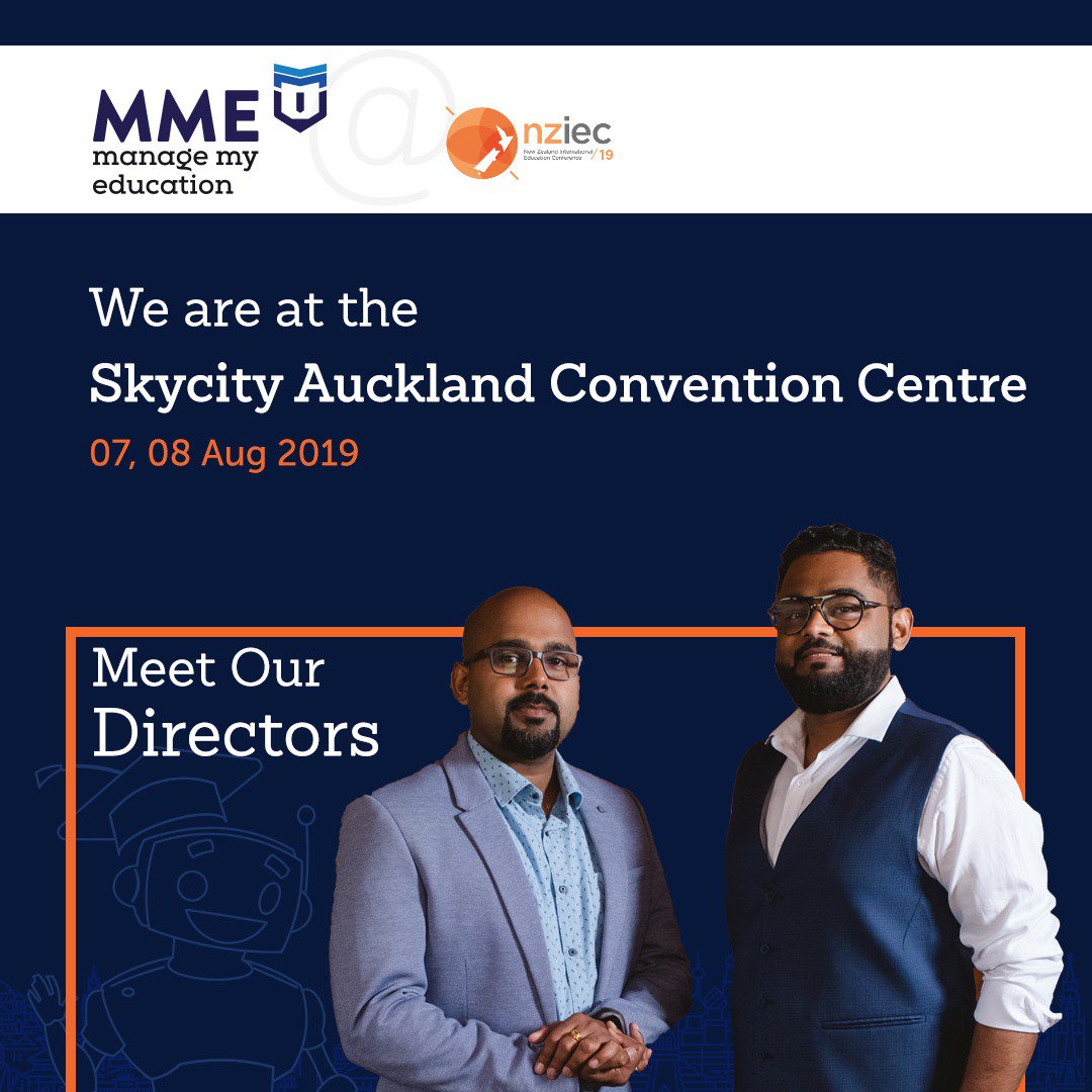ManageMyEd's tweet photo. @ManageMyEd MME is at #NZIEC 2019 in Auckland. Meet our Directors there... https://t.co/7xfggSROqQ