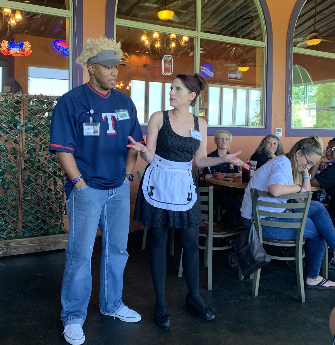 Fun start to the year. Team building murder mystery lunch. Thanks to all who had a hand in putting this together. <a href="/LakeviewMS/">Lakeview MS</a> #wearelakeview <a href="/drvicj/">Victor Jones, Ph.D</a> <a href="/deisterbl/">Beri Deister, Ed.D.</a> <a href="/eadesbr/">Brandon Eades</a>