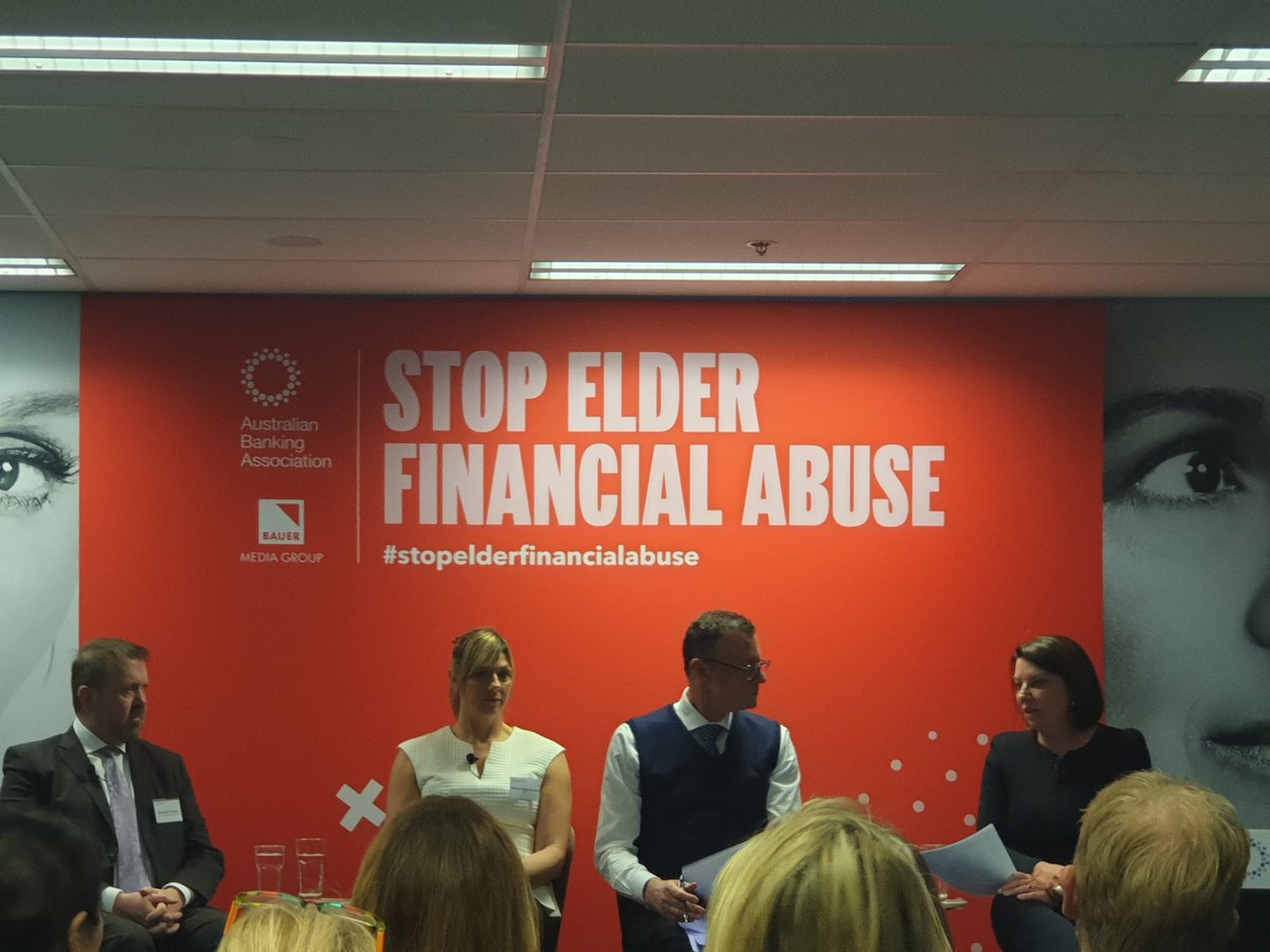 1 in 10 Australian elders subject to financial abuse each year #stopelderfinancialabuse launch