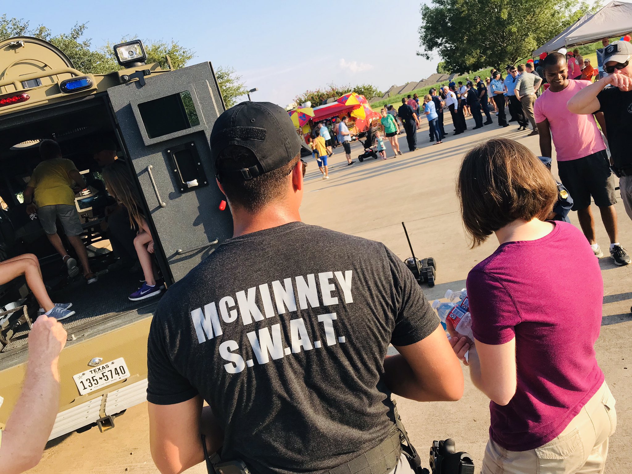 McKinney Police on Twitter "Members of our SWAT team giving young