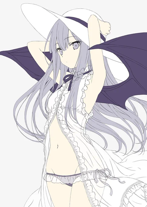 白ワンピ × 小悪魔さん? 