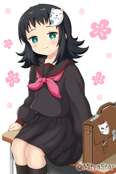 みーちゃ 🌠さんがTwitterに投稿した真菰(鬼滅の刃)のイラスト。