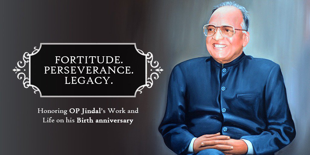 JindalSteel_In's tweet photo. Join us as we pay #TributeToOPJ on his 89th Birth Anniversary. An astute visionary, legendary industrialist, statesman and philanthropist who led a life that continues to inspire us every day. We are committed to keep his legacy alive and carrying it forward to newer heights. https://t.co/FkNW6cVObN