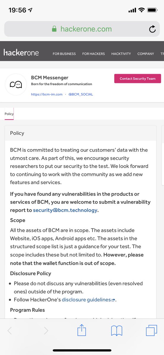 BCM tweet media