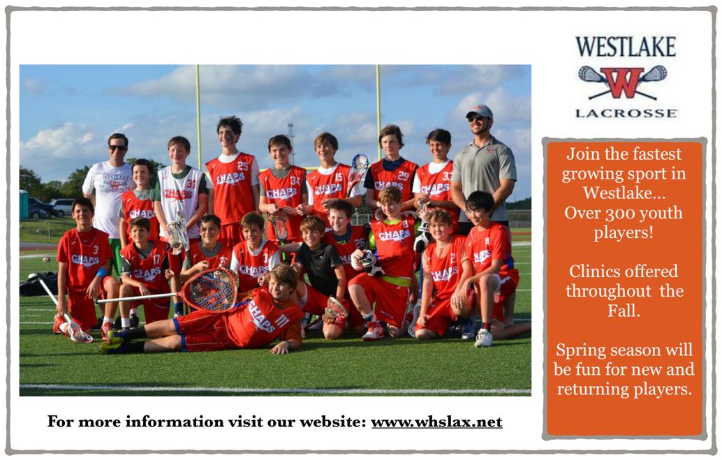 ChapsLax's tweet photo. Dont miss out! Lacrosse is seeing a BOOM in Texas! Come join the fun! #TexasLacrosse #ChapsLax #ChapsLacrosse #Westlake #WestlakeLax https://t.co/pF8gv6ZJTH