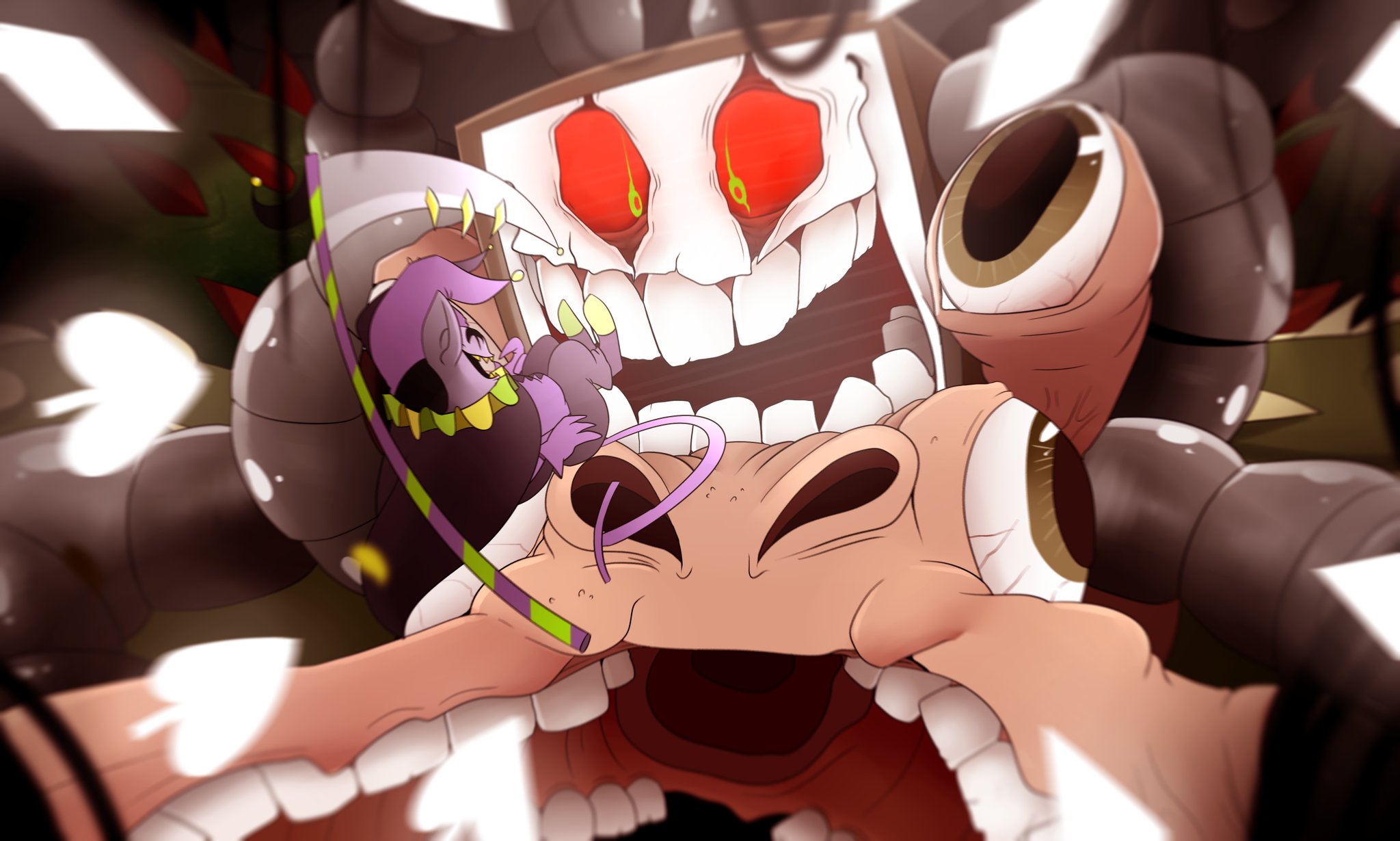 BonesTheSkelebunny01 (comm 1/5) on X: Omega Flowey art