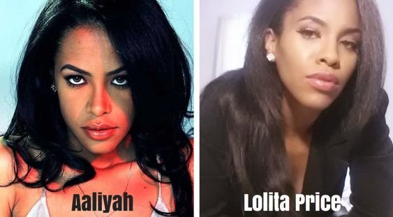 Celebritiesloo3's tweet photo. Lolita Price and Aaliyah https://t.co/gE55IZUwFC