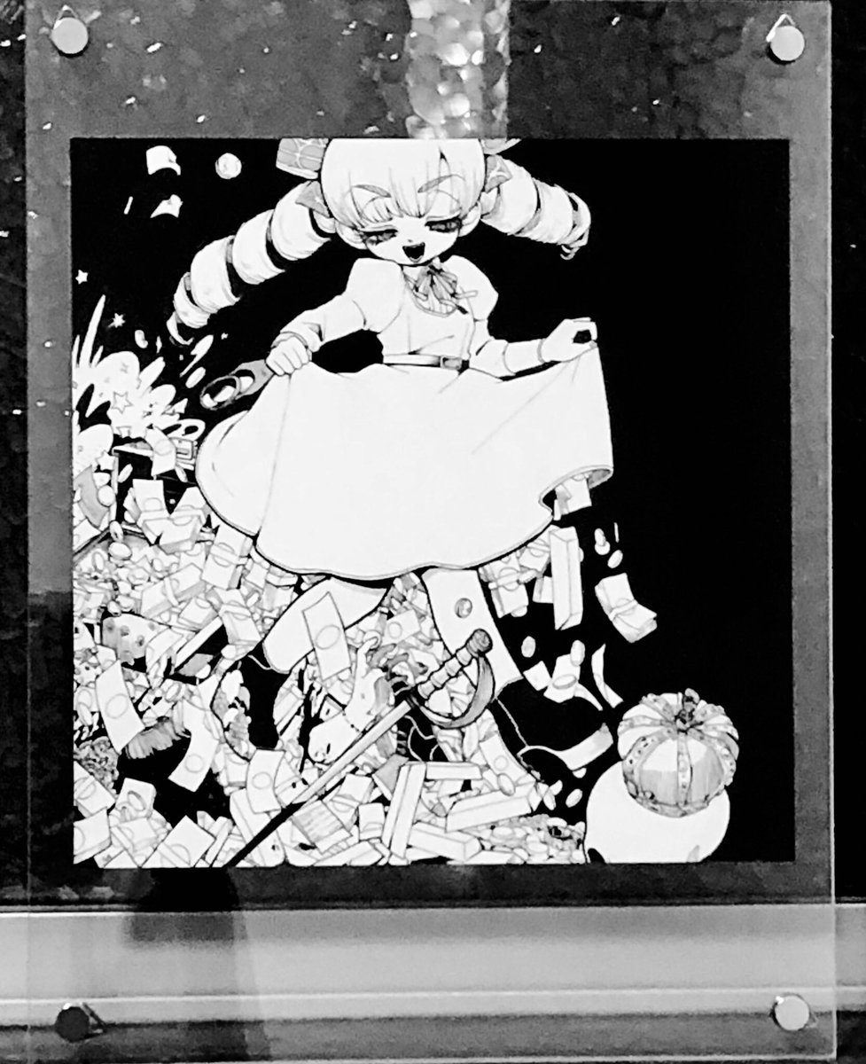 #殺人鬼展4 
昨日6日に無事前期展示が終了しました！遊びに来てくださった方々、ギャラリー幻さん、ありがとうございました。私の展示は終わりですが9日からは作家さん総入れ替えの後期展示が始まります！楽しみ〜！
作品のちゃんとした写真… 