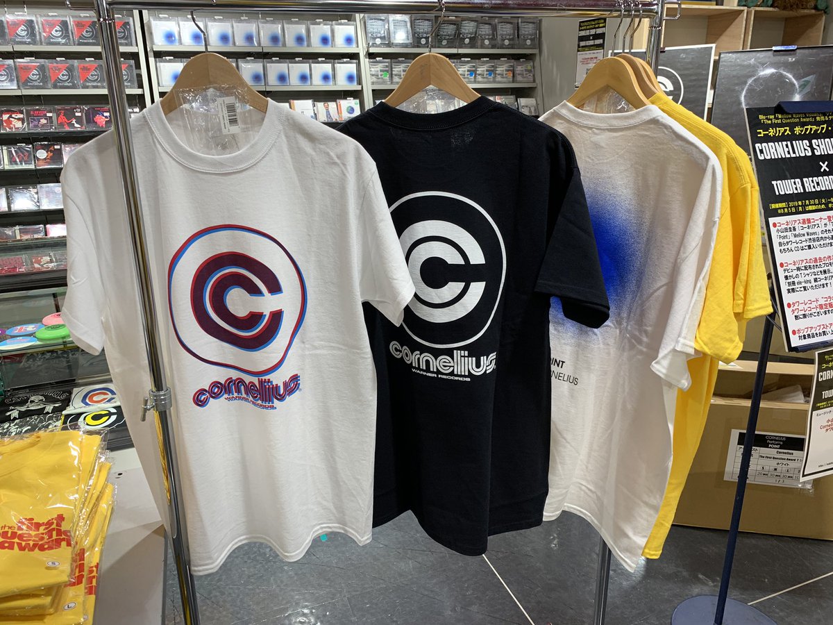 タワーレコード渋谷店 Twitterren Cornelius Shop オフィシャルtシャツ本日限定入荷 店舗で購入できるのは渋谷のみです 全3種 4サイズ全て揃いました 特典ポストカードおつけします 特別企画実施中 詳細 T Co Uwiffhvyza Cornelius Jet