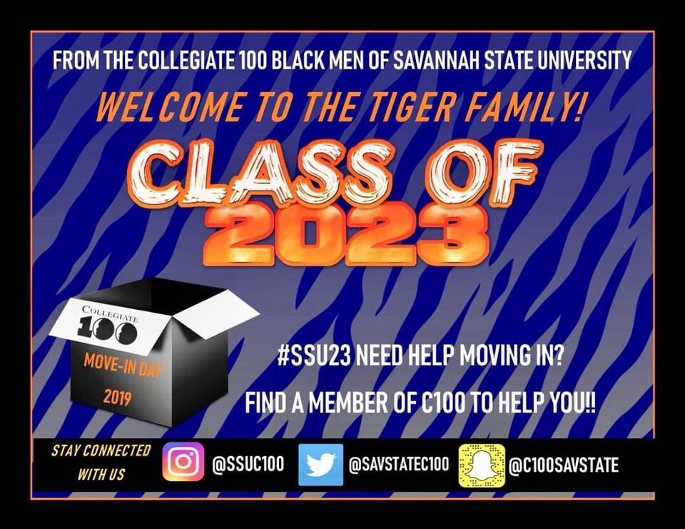 DDeveon3's tweet photo. #SSU23 Do you need help moving in ? Those bags a little heavy 🥵? Don’t worry, the Brothers of the Collegiate 100 of SSU are here to lend a hand and help you with your smooth transition into freshman year. #The100Way #RealMenGivingRealTime https://t.co/daT1UNFOg8