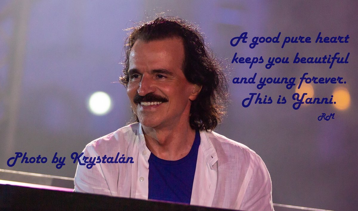 ReginaMBrazil's tweet photo. A good pure heart keeps you beautiful and young forever. This is @Yanni A.K.A. My Big Star! ๐๐คฉ๐๐๐๐
#Yanni #YanniVibes #YanniMusic #fanlove #mybigstar #goodvibes #smile #love #peace #music #happiness #YanniTour https://t.co/wTJfZTZu52