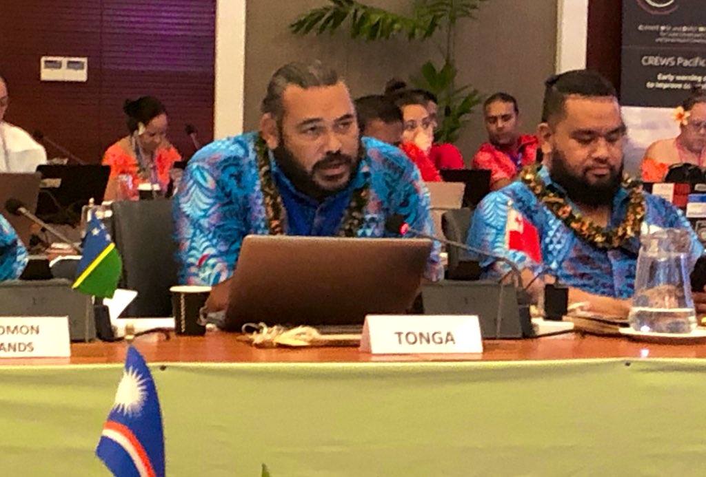 mollypowerstora's tweet photo. “We have a new sea level monitoring facility thanks to #COSPPac & have introduced new marine products including small craft warnings.” Ofa Fa’anunu Director #Tonga 🇹🇴 Met and @WMO Pres RA-V reports improved services for marine users at #PMC5 #PacificMet @spc_live @dfat https://t.co/EtgGMbD8iE