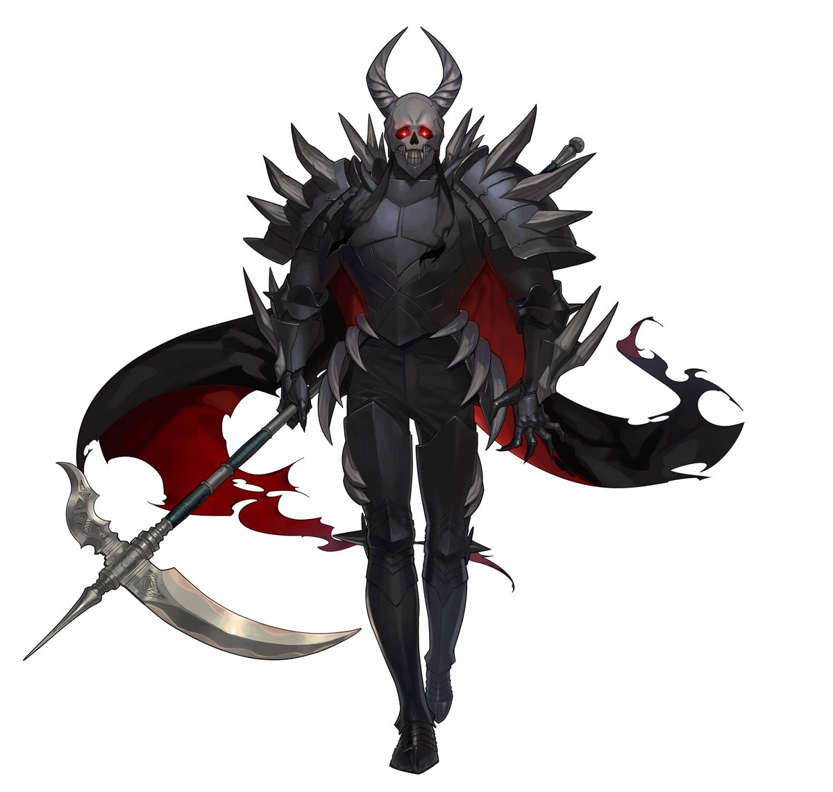 ファイアーエムブレム ヒーローズ 英雄紹介 闇夜の悪鬼 死神騎士 ファイアーエムブレム 風花雪月 に登場されています 死神騎士さんは 炎帝の配下で 強者を求める騎士です 黒馬を駆り大鎌を振るう姿からこの名で呼ばれています 英雄紹介