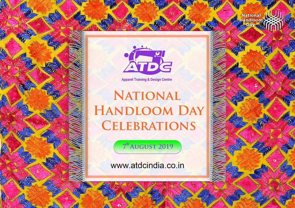 AtdcI's tweet photo. ATDC Celebrates States unique hand loom strength across its Pan India centres #ATDC #AEPCIndia #HANDLOOMDAY #NATIONALHANDLOOMDAY #CELEBRATIONS view more about ATDC Centres here https://t.co/QBdeKRasZw https://t.co/kxkJgDhjqT