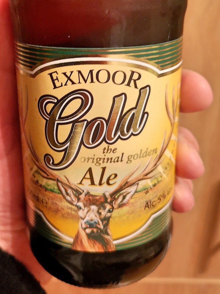 MattNealRacing's tweet photo. After a tough hot BTCC weekend there’s no better way to relax &amp; rehydrate than some of this nectar!😃😛🤙🏽 #ExmoorGold https://t.co/wrXLAcV6Rg