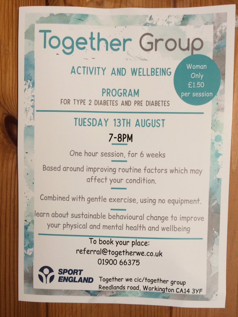 we_cic's tweet image. I need some more women on this session!!!! If you are type 2 diabetic or pre diabetic please come along to find out some straight forward and clear ways how to take back control of your blood sugars #diabetes #type2 #getcontrol