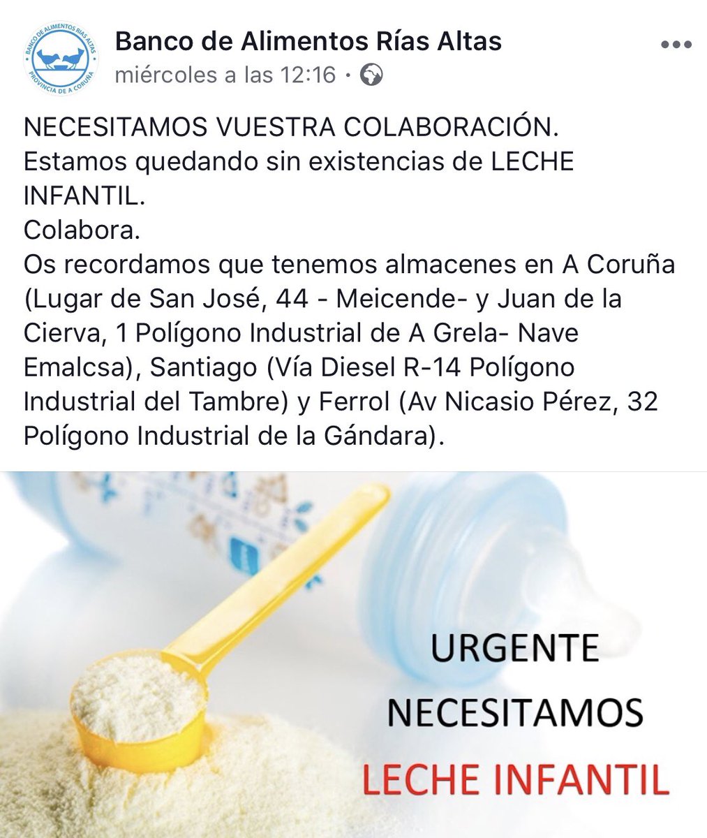 Diablos_Verdes's tweet photo. Nos sumamos a la campaña y recogeremos toda la LECHE INFANTIL que nos traigáis al torneo del sábado.

https://t.co/bwyaAJU1yY https://t.co/genzQWGH5t