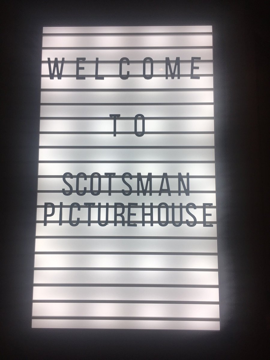 KayeNicolson's tweet photo. The Picturehouse cinema at @StayAtScotsman opens this weekend. 
I had a sneak peek on Monday - lovely vintage space hidden in the bowels of the #Scotsman hotel 🎞 
Decent cocktails and popcorn too! https://t.co/Nx61a9JDcg