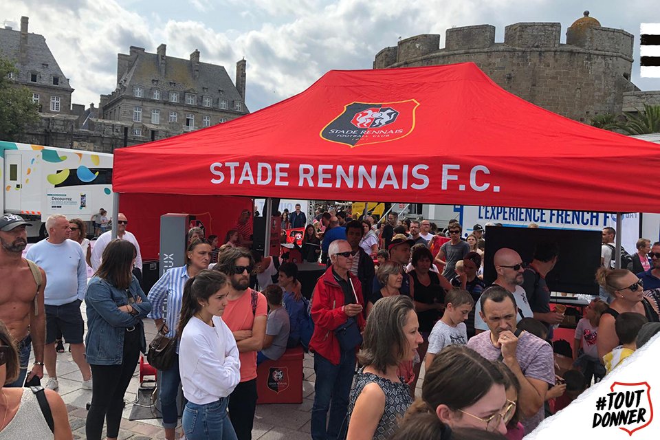 staderennais's tweet photo. [ÉVÈNEMENT]

📸 Hier, le @staderennais était présent au #FrenchFabTour @Bpifrance à @VilleSaintMalo ! 

De nombreuses animations #RougeEtNoir encadrées par @ErminigOfficiel étaient au rendez-vous de cette étape de la tournée de @LaFrenchFab. https://t.co/3LgewMfQ1j