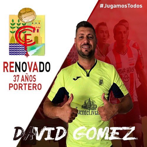 cuevascf2018's tweet photo. 🧤🥅 DAVID - RENOVADO 🥅🧤

Nuestro veterano portero continúa un año más defendiendo la portería del Cuevas CF. Veteranía bajo palos, mucha experiencia, las ganas intactas y un hombre de equipo.

🔴⚫️🙌⚫️🔴

#SeguimosSumando #JugamosTodos #VamosCuevas #PasiónRojiNegra https://t.co/63Ah8Xedn8