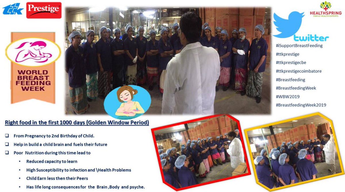 Mathiamma25's tweet photo. #iSupportBreastFeeding
#ttkprestige
#ttkprestigecbe
#ttkprestigecoimbatore
#Breastfeeding
#BreastfeedingWeek
#WBW2019
#BreastfeedingWeek2019 https://t.co/KPaf0Nj7BX