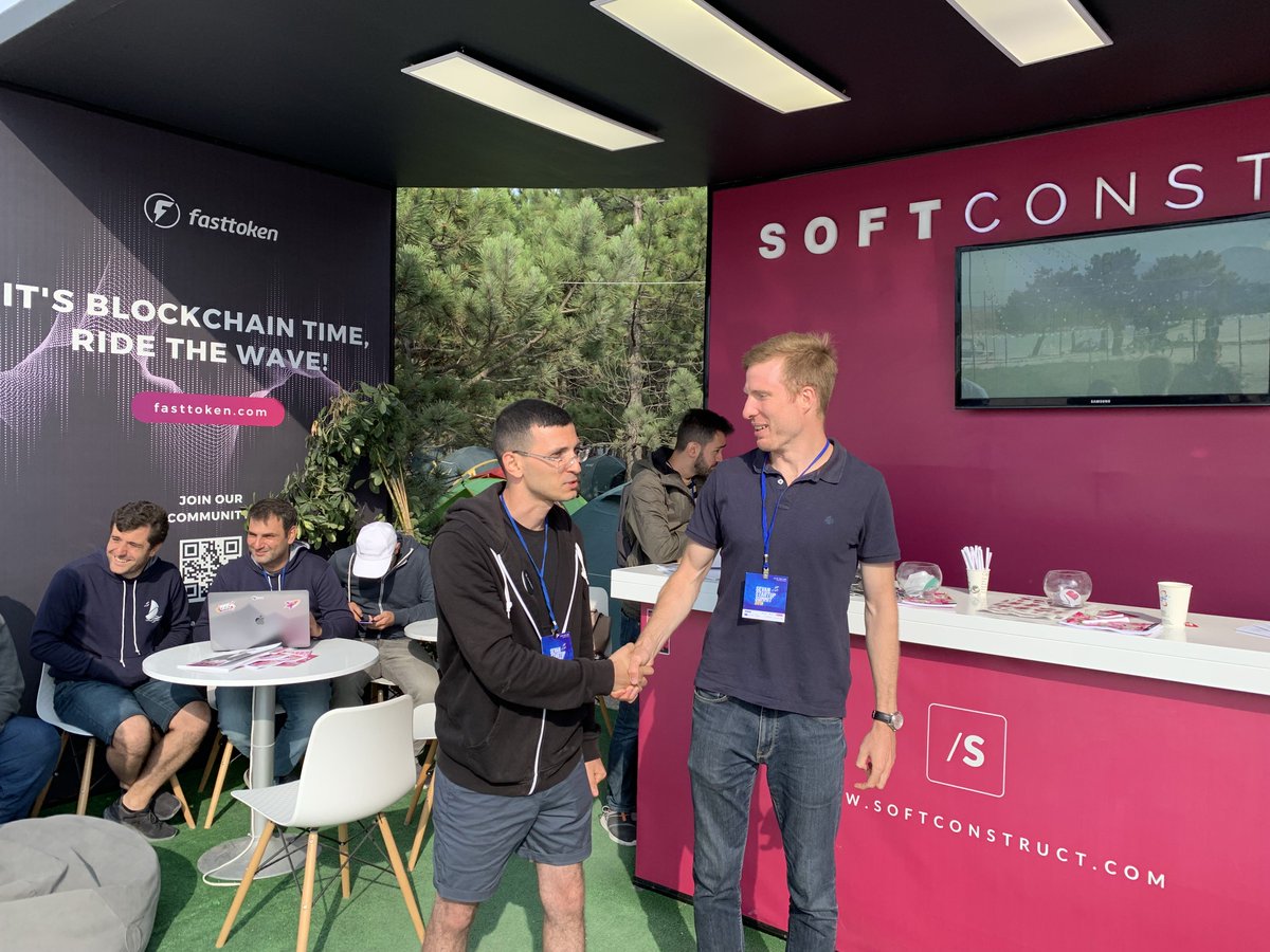 fasttoken_com's tweet photo. Some highlights from our boot during #SSS19!
Thank you to everyone who attended as well as to our hosts for making this happen.
#Fasttoken #seasidestartupsummit19 #SeasideStartupSummit #crypto #SoftConstruct #SevanStartupSummit19 #SevanStartupSummit #KeyPartner https://t.co/43hmKGpebt