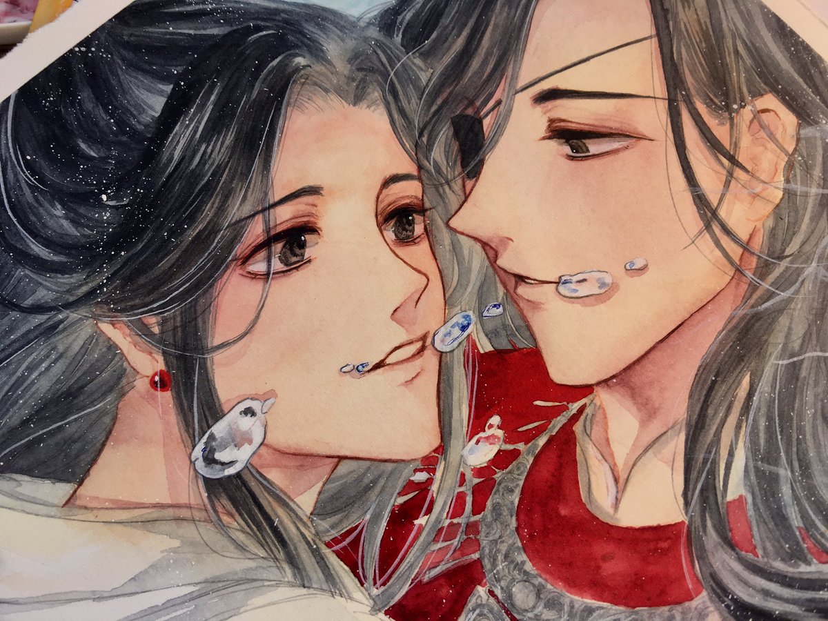 takahashimika97's tweet photo. Happy Chinese Valentines day 🌹🌹🌹 #天官赐福 #花怜 https://t.co/JXsGvsvEsq