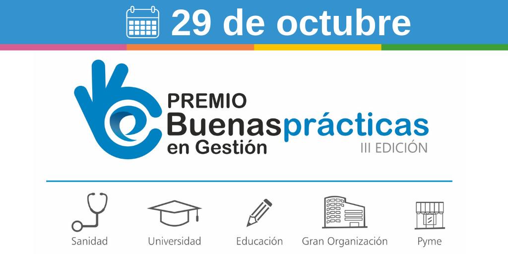 ComtecQuality's tweet photo. 📌El próximo 29 de octubre tendrá lugar la entrega del Premio a las buenas prácticas en gestión III Edición. 
Más información👉 https://t.co/IDHmWnxwLO

@Club_Excelencia @FundacionScio  #SCIO #ScioHealth #buenaspracticas  #excelencia #innovación #sostenibilidad #BPG #premio https://t.co/lKLLki5wwk