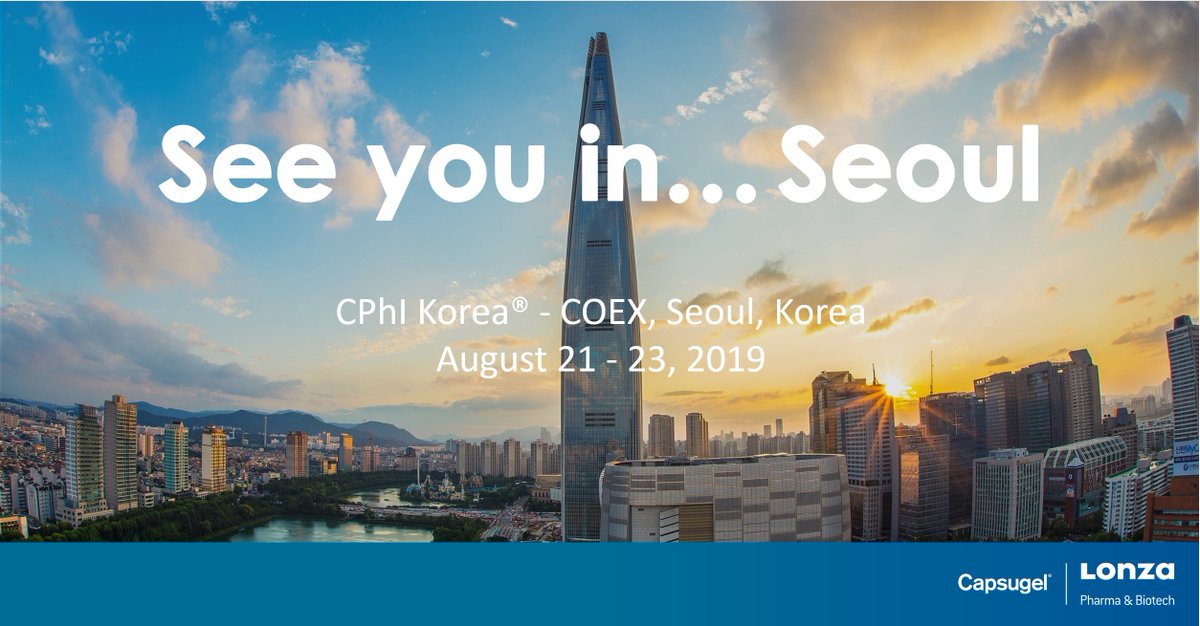 CapsugelNews's tweet photo. CPhI Korea provides access to the entire regional pharmaceutical industry. Discuss your biopharmaceutical needs with Lonza experts at Stand C16. #capsugel #cphikorea https://t.co/NaO4YK21mN https://t.co/AsC7scK8R7