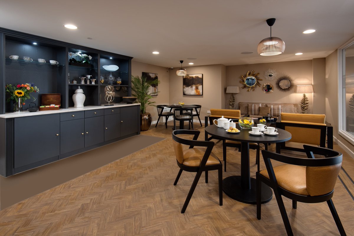 WalkerHCare's tweet photo. If you are visiting family and friends at the Residence this weekend, don’t forget our Cramond Café is open to all for tasty meals and snacks while you are here #carehome #carehomeedinburgh #scotlandcare #Edinburgh https://t.co/cq670jacKz