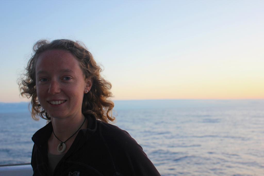 Axial3D_Seismic's tweet photo. Meet Axelle Cap, a student in Geosciences from Brest, #France! 🙋‍♀️ This is her first time at sea for #science and she is looking forward to learning about ship life and hoping see some #whales! 
https://t.co/NB9XXilK9z https://t.co/Qb2yszT4WS