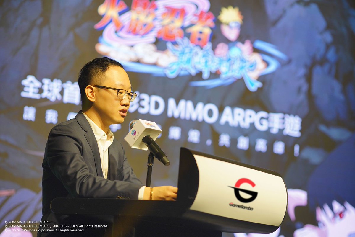GameSamba's tweet photo. We held a successful press conference in Hong Kong, announcing the upcoming #NarutoSlugfest, the world’s first mobile 3D MMOARPG based on the hit anime #Naruto and #NarutoShippuden.
https://t.co/OltBghMyC0 https://t.co/bYP0pyfDH0