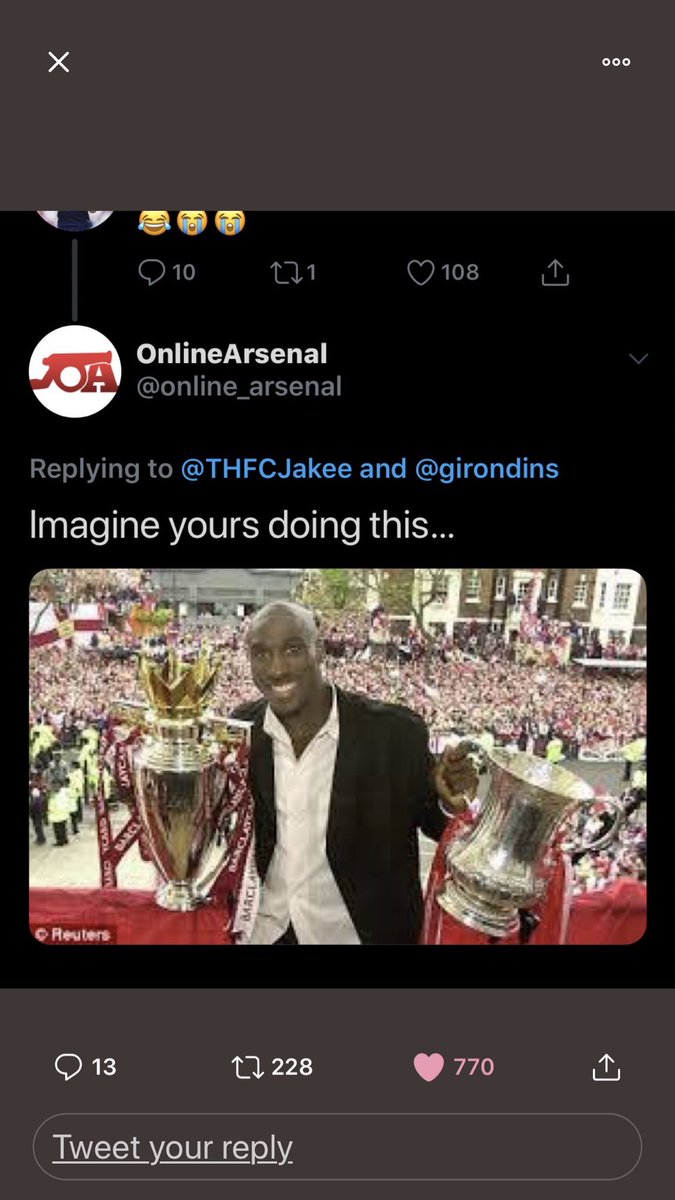 MrOofFortismere's tweet photo. Show me a better response than this ...Iโll wait๐๐๐
#LondonAlwaysRed https://t.co/BcsuC96fgi