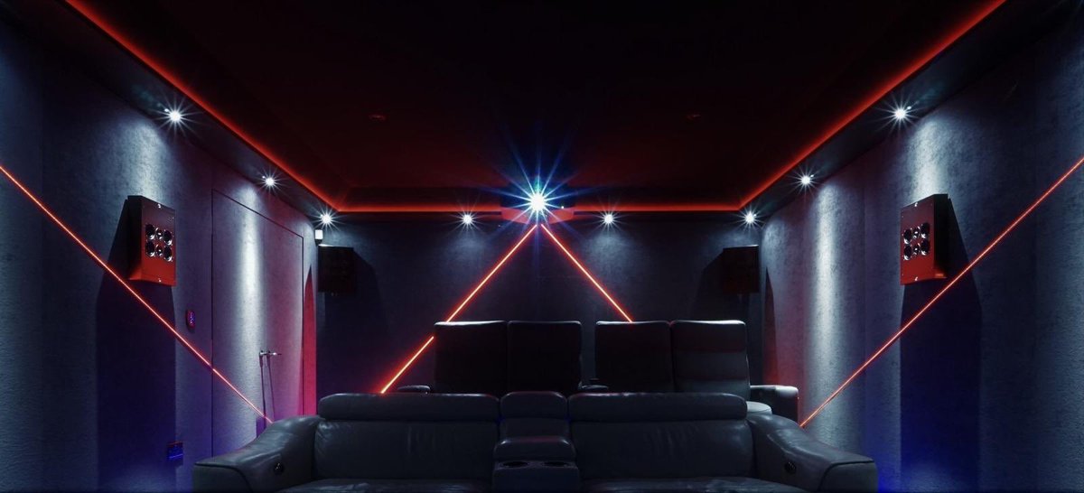 bespoke_cinemas's tweet photo. Just a little something we’ve been working on!
Our client, an avid Star Wars fan, contacted us to commission the ultimate Star Wars inspired cinema room.
We’ve certainly not underestimated the power of the dark side! #starwars #starwarsinspired #lightsidedarkside #homecinema https://t.co/SCWhtsqZ4Y