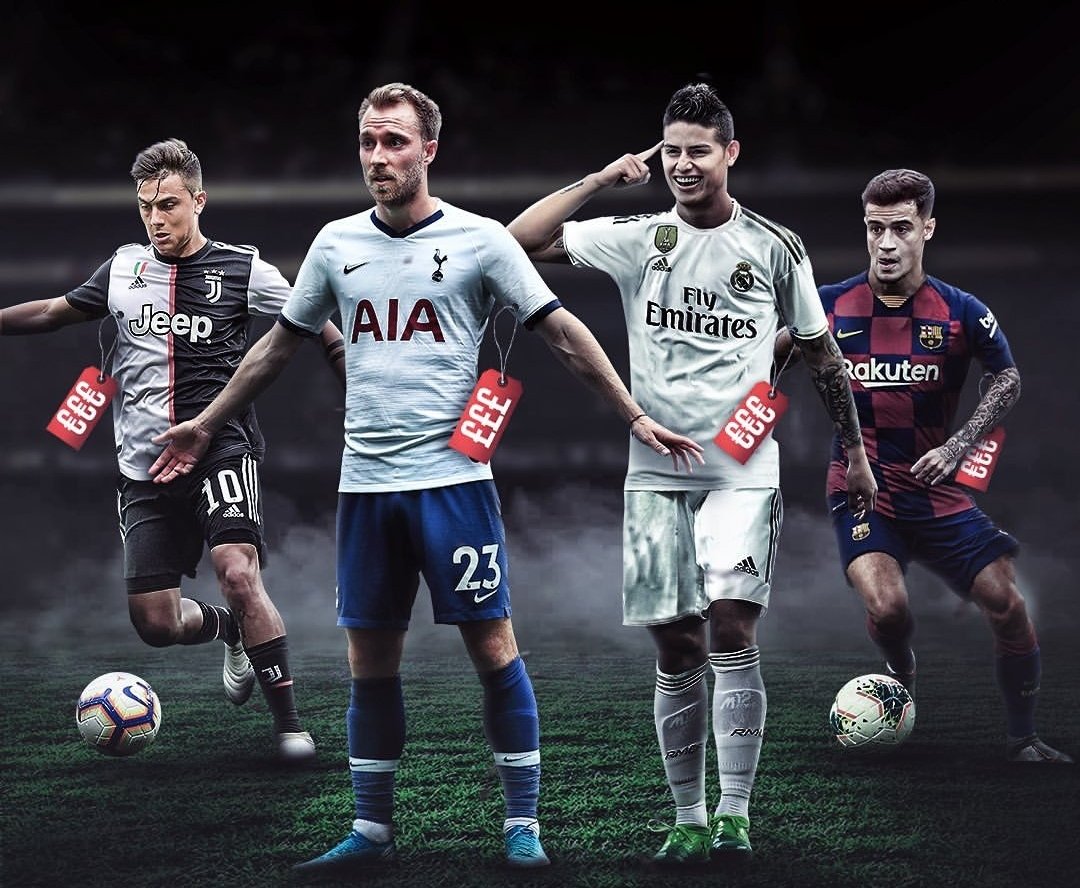 MarcoTarantin_o's tweet photo. Dybala verso il Tottenham
Eriksen verso il Real più che il Manchester

Dubbi a Madrid e Barcellona per James e Coutinho.

°
°
°
#Calciomercato #juventus #dybala #RealMadrid #Barcellona https://t.co/LlMkkf31eV