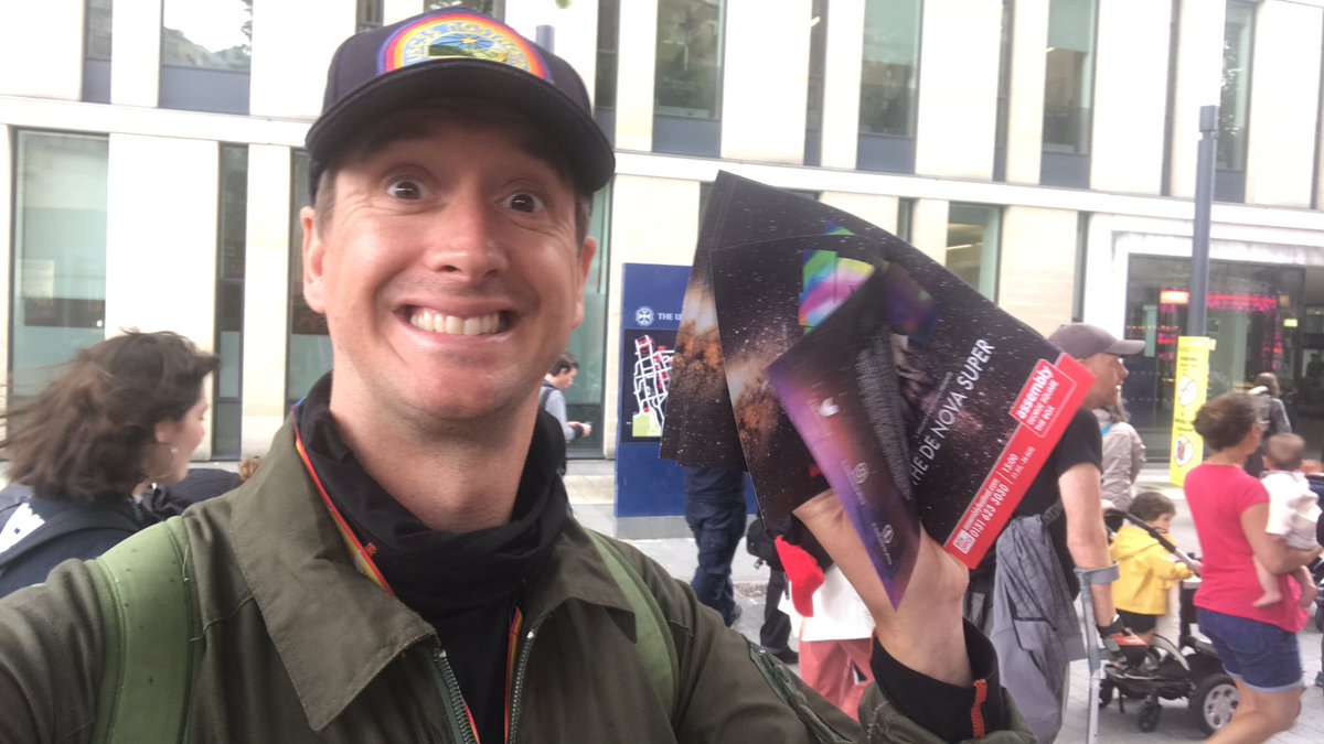 williamPalm3r's tweet photo. Flyering for our show The De Nova Super 3pm. Love talking to all the interesting people on the street to do with things all Sci-fi come and find me in George Square Edinburgh.  #theatre #deepspace #nasa #lcdsoundsystem #artificialinteligence #deepmind #humans https://t.co/0X7aYbZZI4