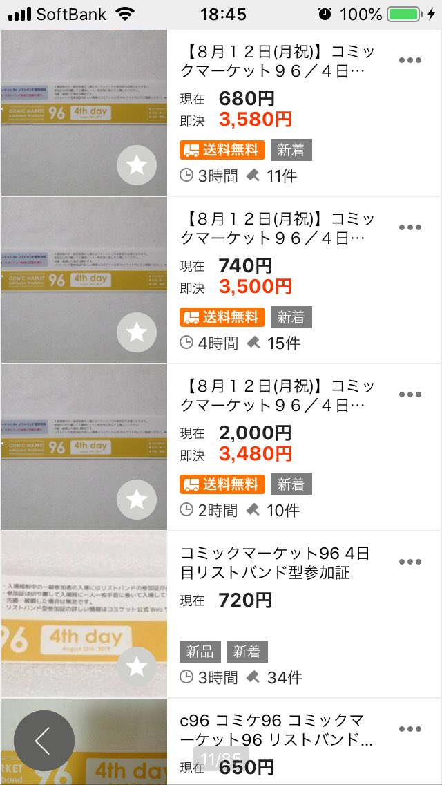 吉良青劉 On Twitter 今週末の夏コミで入場規制解除前に必要なリスト