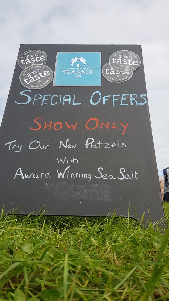 See us today at Nevern Show and try some of our salted pretzels