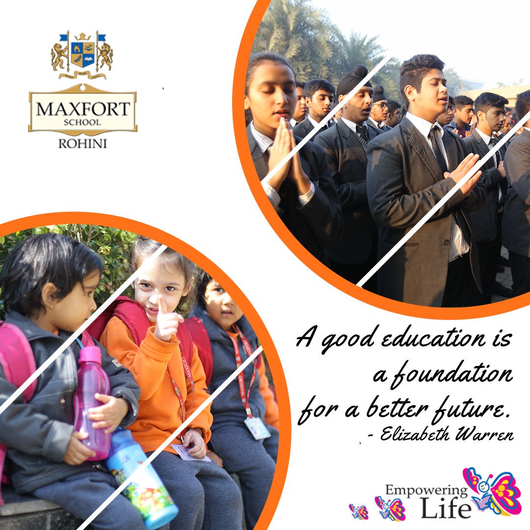 Maxfortrohini's tweet photo. A good education is a foundation for a better future - Elizabeth Warren

Maxfort School Rohini, New Delhi

Visit Our Website: https://t.co/uGZ0lcn9Ti

#Maxfort #School #Rohini #Delhi #Learning #BestSchoolsinDelhi #BestEducationinDelhi #MaxfortSchoolDelhi #BestSchoolsinRohini https://t.co/JCGYCDgAC7