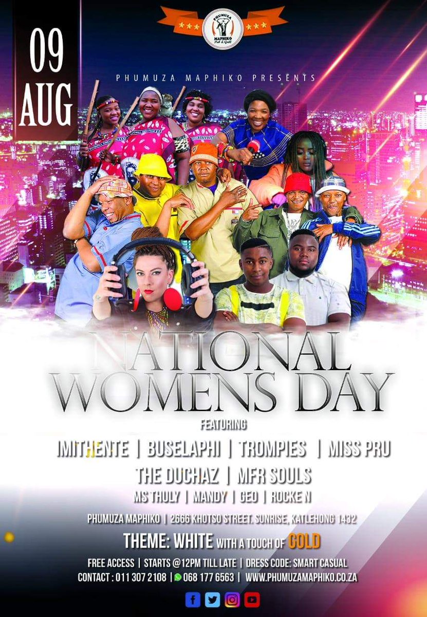 KasiDuchAz's tweet photo. Woza #WomensDay! Catch me at the dopest place in #Katlehong @phumuzamaphiko
#KasiMlungu #HouseMusic #TheDuchAz #FemaleDJ #instadaily #instacute #southafrican #southafrica #WomensMonth https://t.co/rdq2b0FfOJ