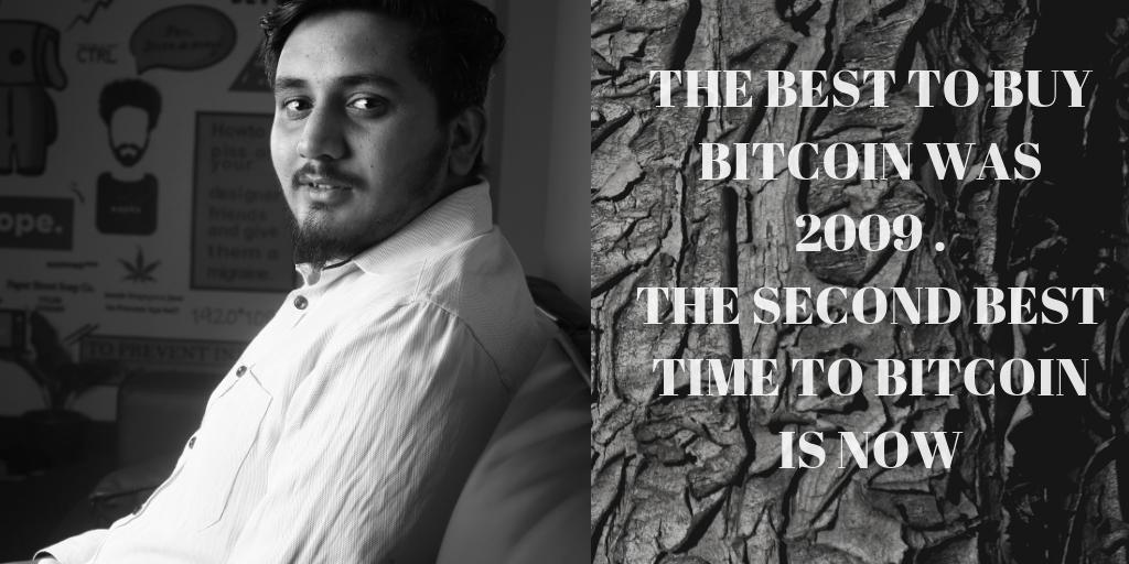 DeepanshuBhatt_'s tweet image. THE BEST TO BUY BITCOIN WAS 2009 .
THE SECOND BEST TIME TO BITCOIN IS NOW

#icoadvisor #blockchainconsultant #cryptocurrency #deepanshubhatt #crypto