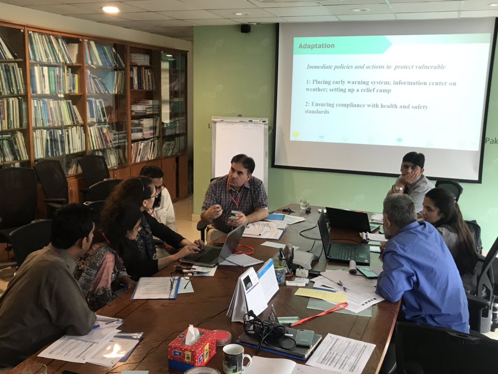 leadpakistan's tweet photo. Happening now a training on Designing Climate Vulnerability Assessment Toolkit for Resilient Communities #LEAD4Climate https://t.co/HNyW61aQOa