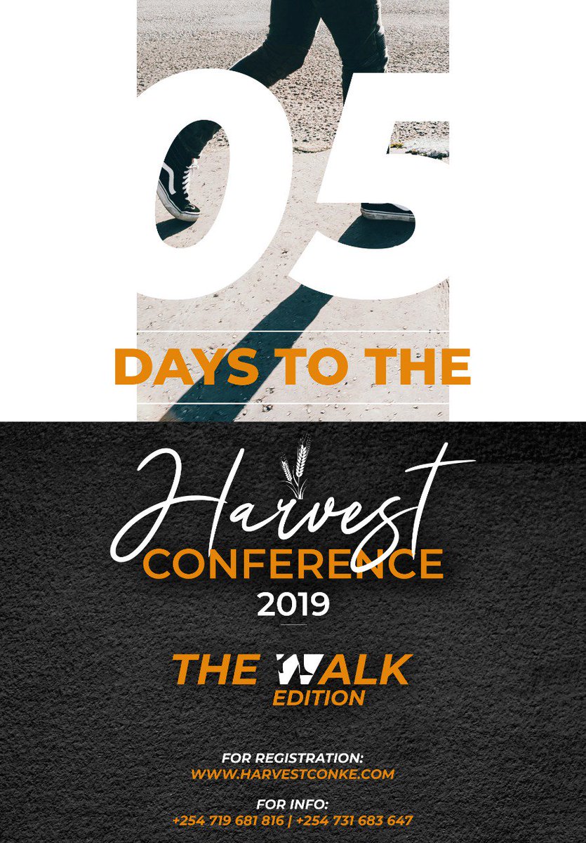 DcZimma's tweet photo. The 2019 annual Youth Harvest Conference is happening in about 5days. Have you registered? 
Our theme is about intentional living. 

#Col3_1
#Boutthatlife
#HarvestCon19_WalkEdition https://t.co/hxQliVuemO
