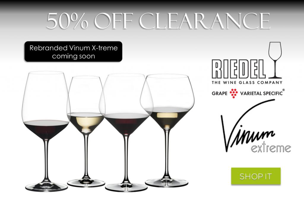 ReciprocalWine's tweet photo. A great opportunity to start your Riedel collection: get 50% off Vinum Extreme as we make space for rebranded and new packaging --> https://t.co/W6mguxtToL
@RiedelSA

#Riedel #RiedelSA #Riedelglassware #clearance https://t.co/ecv0hahcaZ